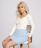 Basic Must-Have Ribbed Knit Bodysuit