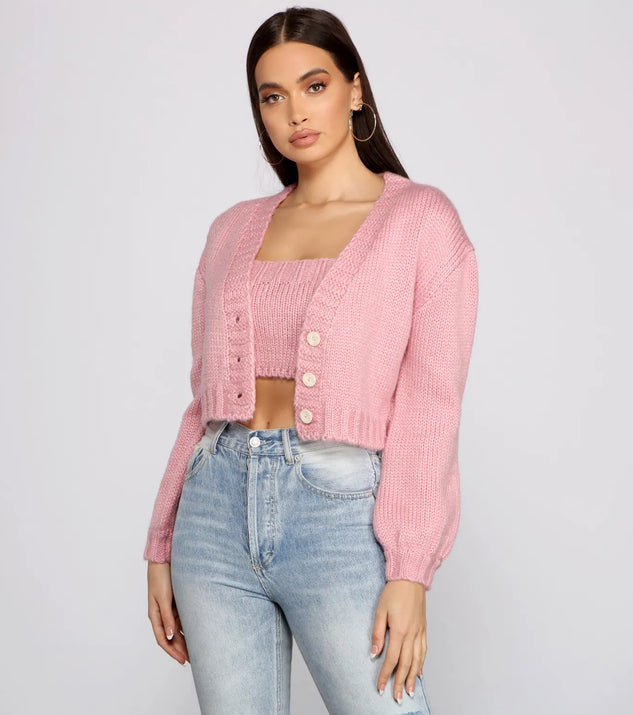 Cute And Chic Sweater Knit Cardigan