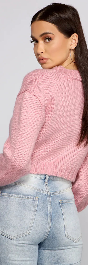 Cute And Chic Sweater Knit Cardigan