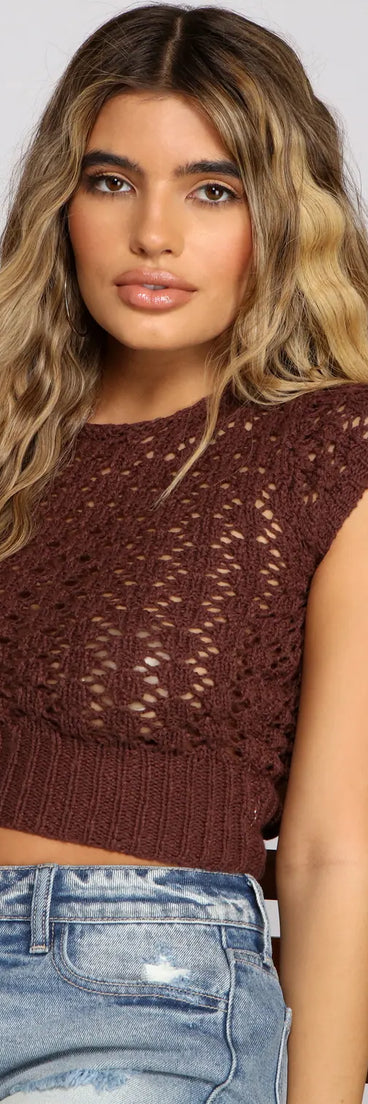Boho Beauty Crochet Crop Top