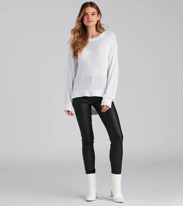 トップス NOTRE emor back open half knit Cropped open knit sweater - pull&bear