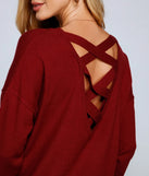 Cozy Basic Lattice Back Tunic