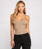 Embraced In Glamour Bustier