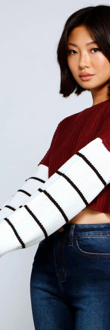 Casually On-Trend Striped Sweater