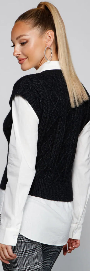 Preppy Trendsetter Layered Tunic