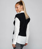 Preppy Trendsetter Layered Tunic