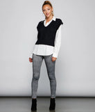 Preppy Trendsetter Layered Tunic