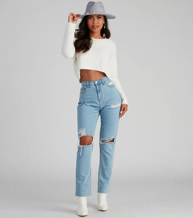 Cuddly Classics Rib Knit Sweater