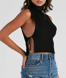 Elevated Chic Turtleneck Sweater Tank