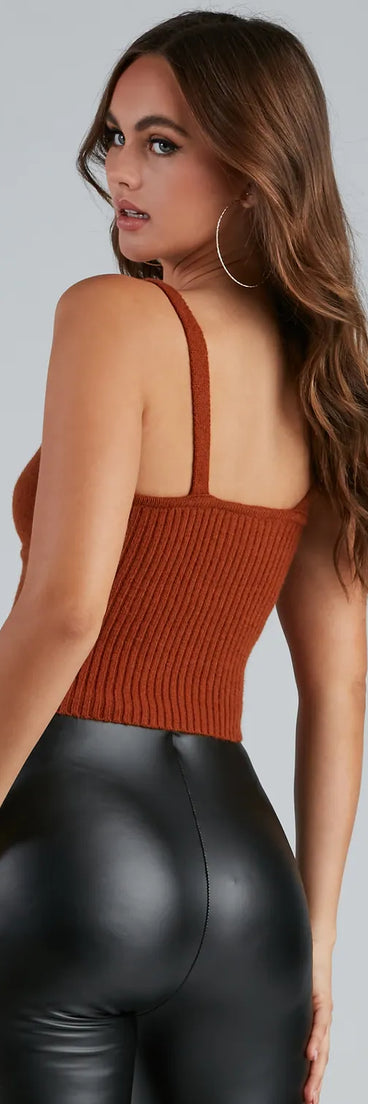 Winter Chills Rib Knit Cami