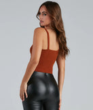 Winter Chills Rib Knit Cami
