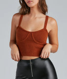 Winter Chills Rib Knit Cami
