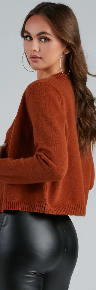 Winter Chills Knit Cardigan