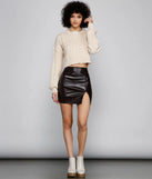 Casual Cuddles Tie-Back Sweater