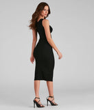 Wrapped In Chic Style Midi Sweater Dress