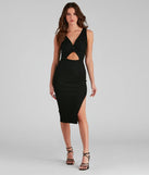 Wrapped In Chic Style Midi Sweater Dress