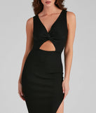 Wrapped In Chic Style Midi Sweater Dress