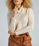 Cozy Basics Cropped Turtleneck Sweater