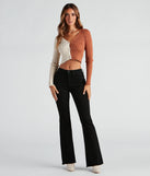 Better In Two Tone Crop Cardigan