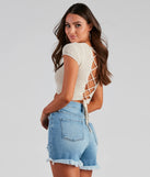 Girl Next Door Crochet Crop Top