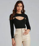 Keeping Knit Trendy Cable Knit Top