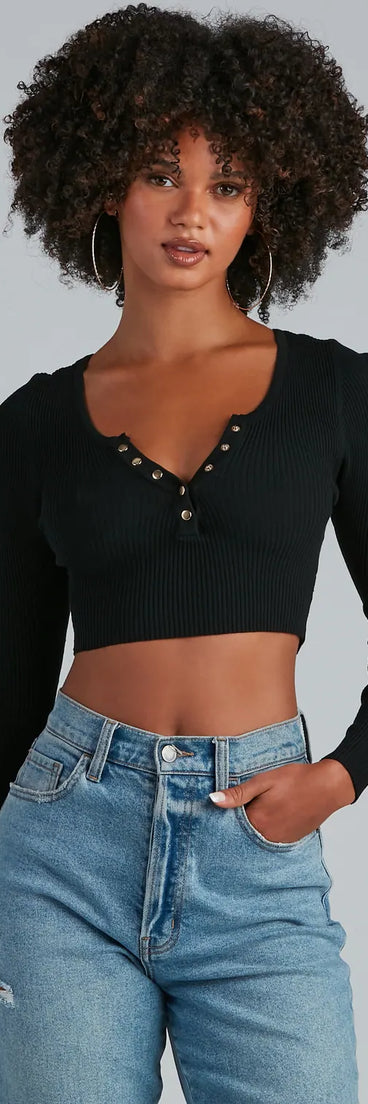 Snap A Pose Crop Top