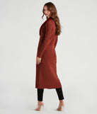 Forever Fabulous Faux Fur Knit Duster