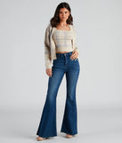 Casually Preppy Plaid Crop Top