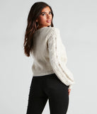Cozy Up Cropped Knit Sweater