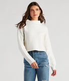 Got It Covered Surplice Sweater