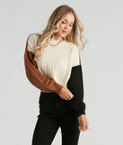 Best Of Friends Color Block Sweater