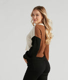 Best Of Friends Color Block Sweater