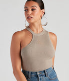Elevated Basic Sweater Knit Bodysuit