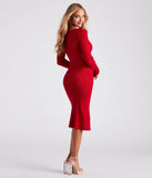 Put A Ring On It Sweater Midi Dress