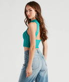 Look Back At Me Cable Knit Top