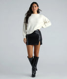 She Dazzles Long Sleeve Rhinestone Knit Sweater
