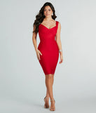 Flawless Figure Sleeveless Bandage Midi Dress