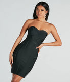 Like An Hourglass Bandage Corset Mini Dress