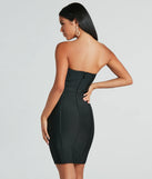 Like An Hourglass Bandage Corset Mini Dress