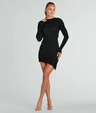 Resort Babe Distressed Sweater Mini Dress