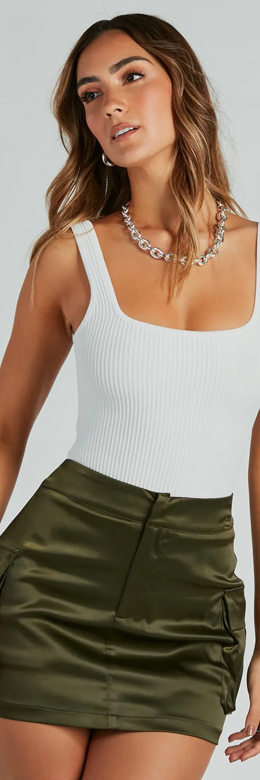 Turn Up The Flirt Sleeveless Sweater Bodysuit