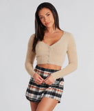 Feeling Cozy Eyelash Knit Cropped Cardigan