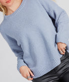 Sweet Chills Chenille Crew Neck Sweater