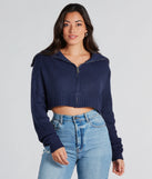 Casually Classic Collared Zip-Front Sweater