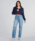 Casually Classic Collared Zip-Front Sweater