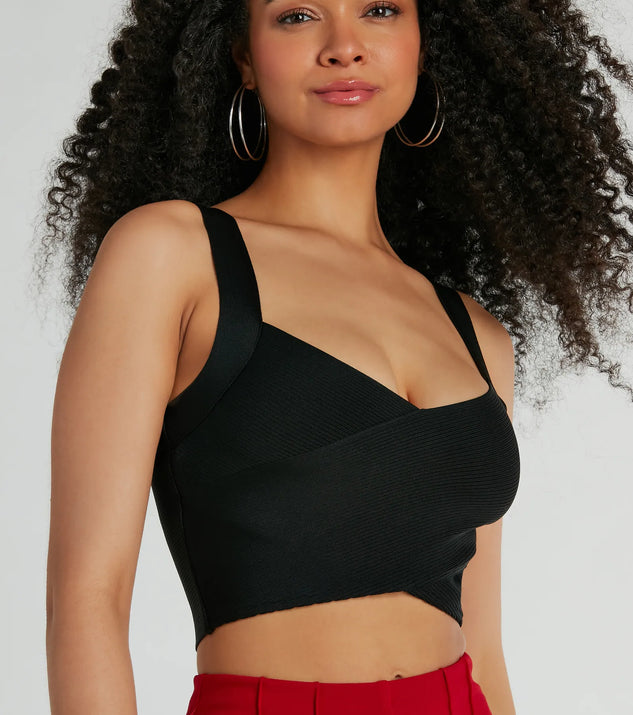 Sexy Vacation Character Print Bandage Halter Tops