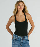 Sexy Comeback Sleeveless Cutout Back Bodysuit