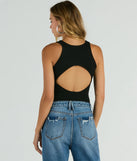 Sexy Comeback Sleeveless Cutout Back Bodysuit
