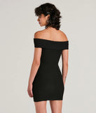 The Cute Feels Off-The-Shoulder Sweater Mini Dress is a casual dress for more than special occasions with a fitted or flowy silhouette and accents in the most recent trends!