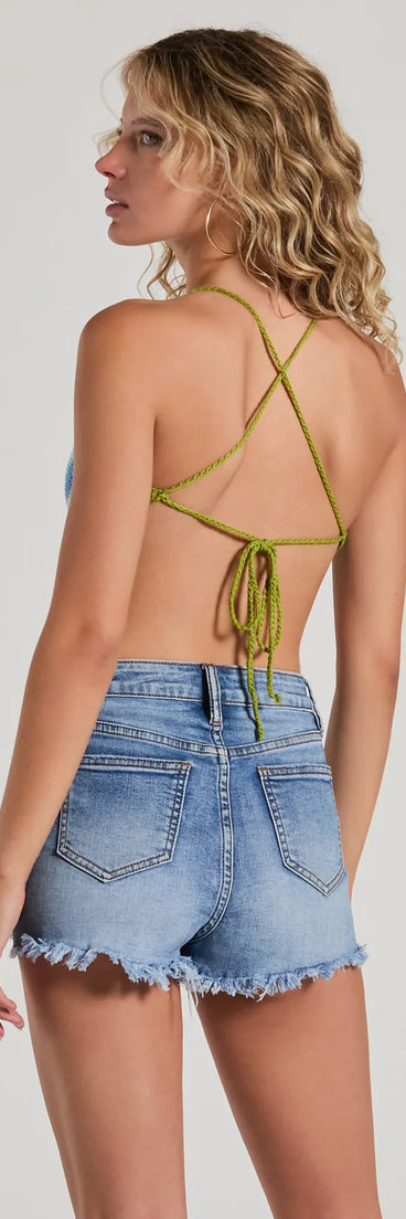 
Upgrade your style game for 2025 with the Knit The Beach Striped Strappy Crochet Crop Top in multi-color, perfect for any fashion-forward wardrobe.